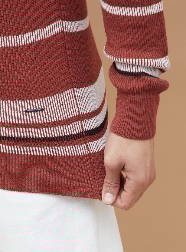CODE Striped Sweater