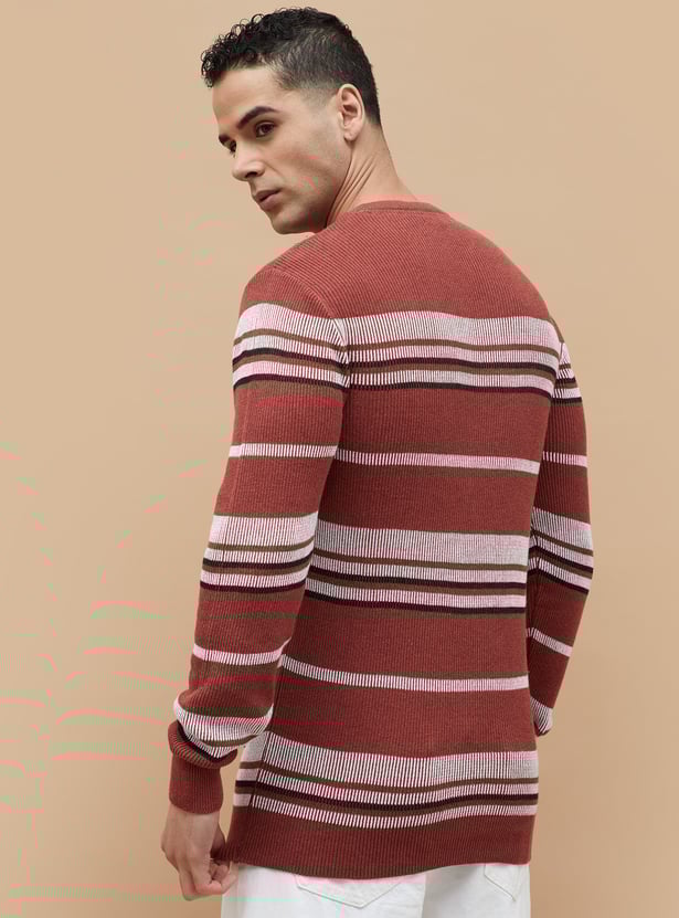 CODE Striped Sweater