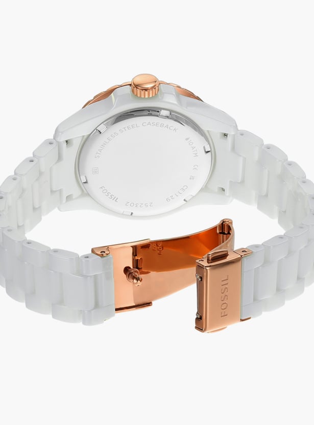 Rose Gold Fossil Stainless Steel Caseback 10 Atm Buy FOSSIL