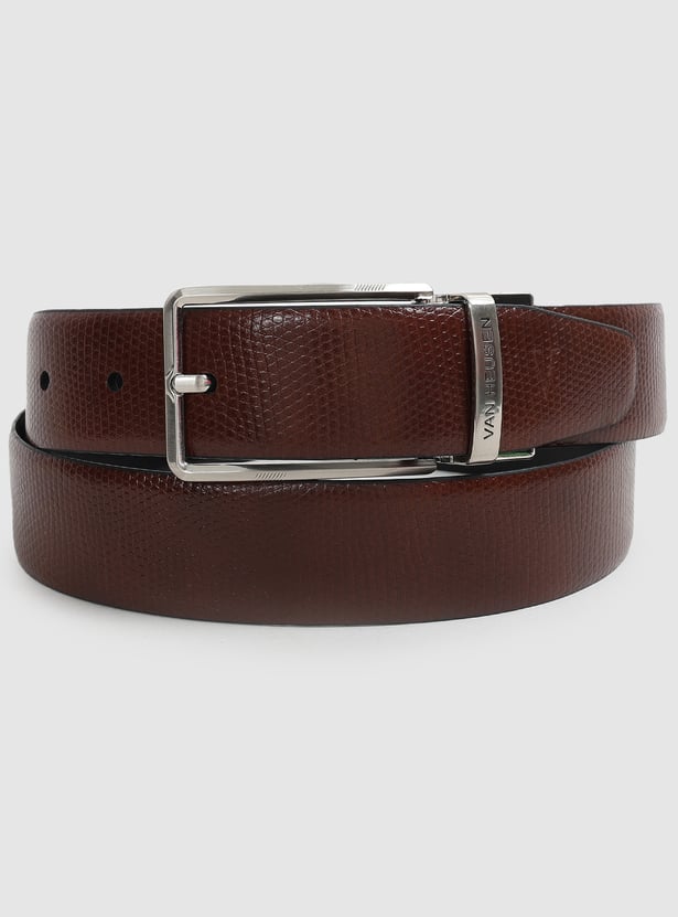 VAN HEUSEN Embossed Leather Belt