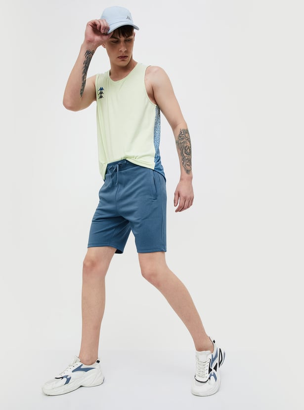 KAPPA Men Solid Regular Fit Shorts