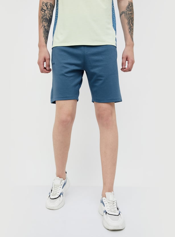 KAPPA Men Solid Regular Fit Shorts