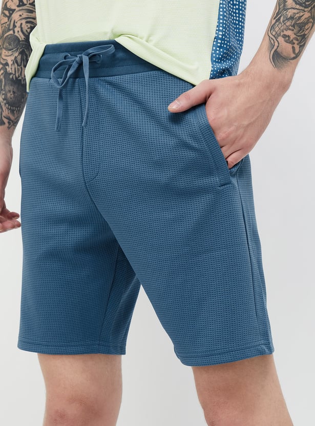 KAPPA Men Solid Regular Fit Shorts
