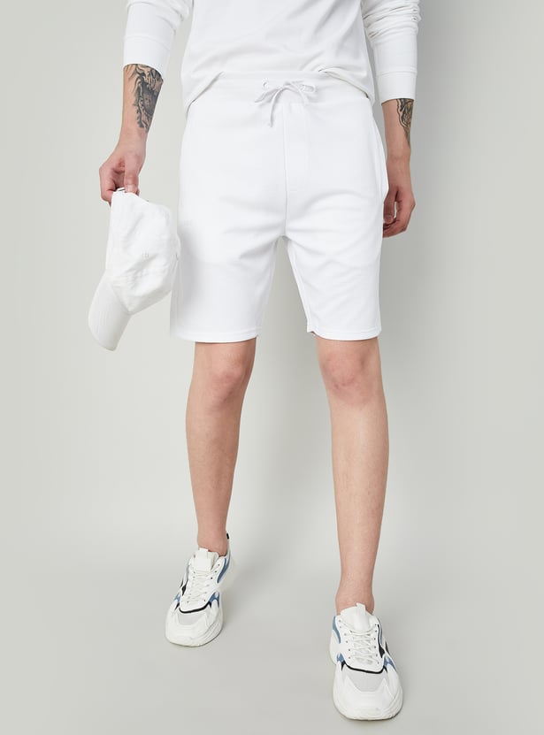 KAPPA Men Solid Regular Fit Shorts