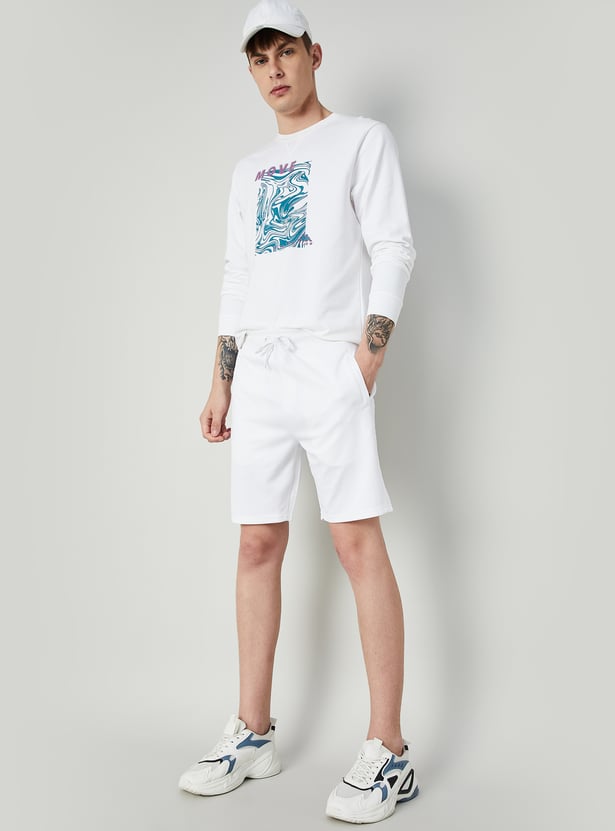 KAPPA Men Solid Regular Fit Shorts