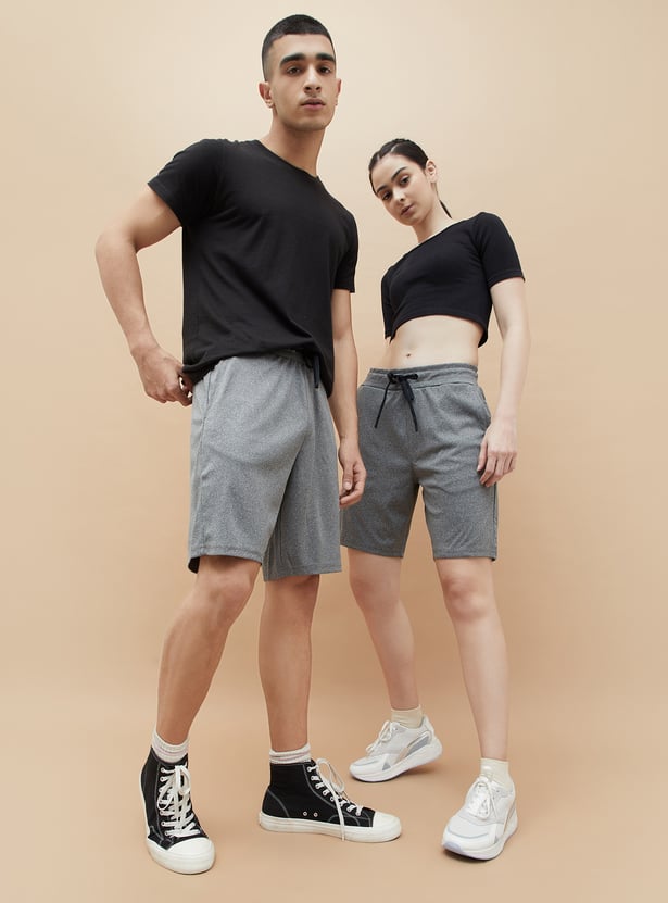 KAPPA Unisex Solid Active Shorts