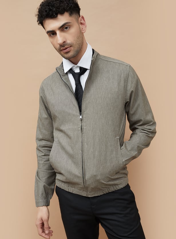 CODE Solid Casual Jacket