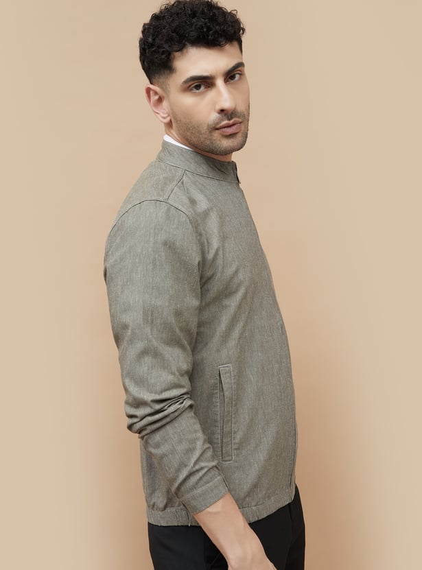 CODE Solid Casual Jacket