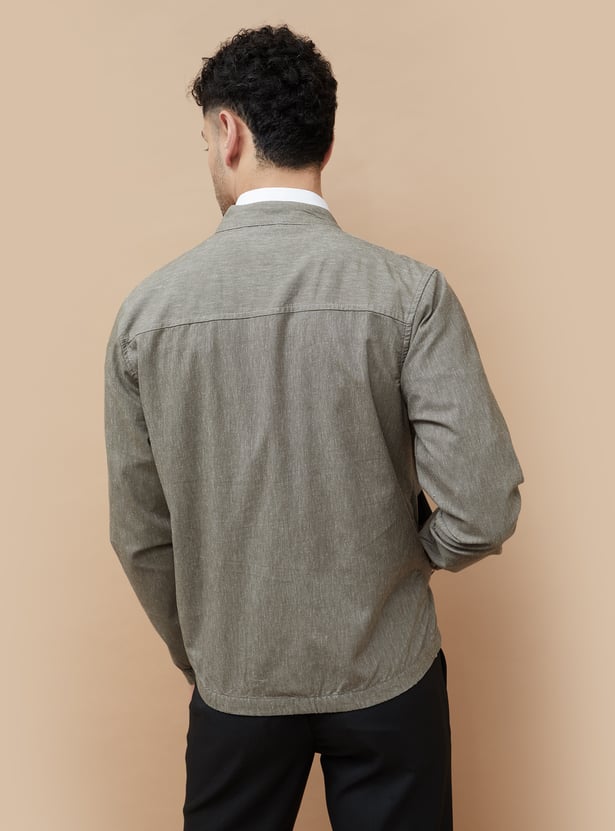 CODE Solid Casual Jacket