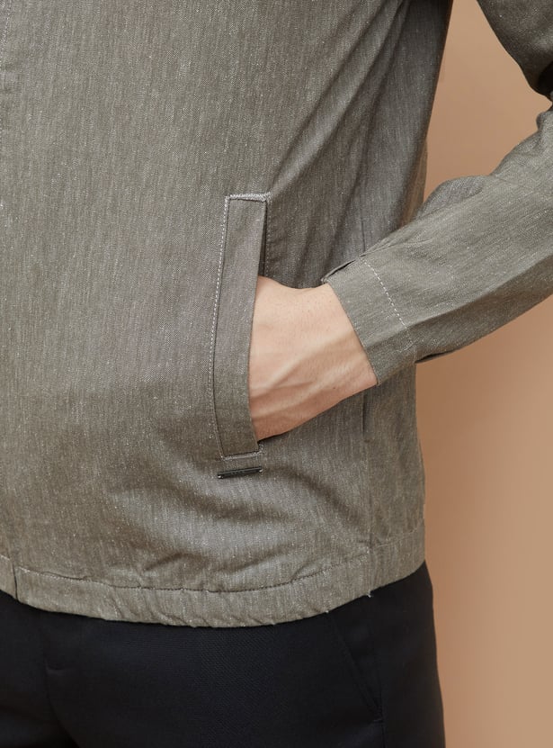 CODE Solid Casual Jacket