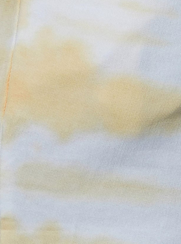 GINGER Women Tie-Dye Printed Elasticated Joggers