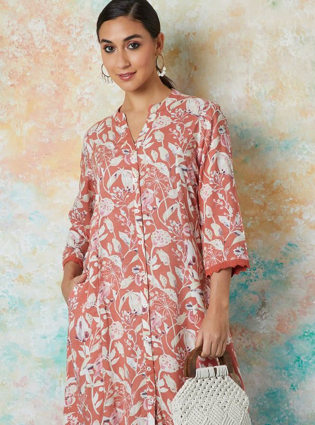 MELANGE Women Printed A-Line Kurta