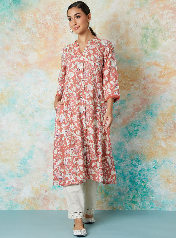 MELANGE Women Printed A-Line Kurta