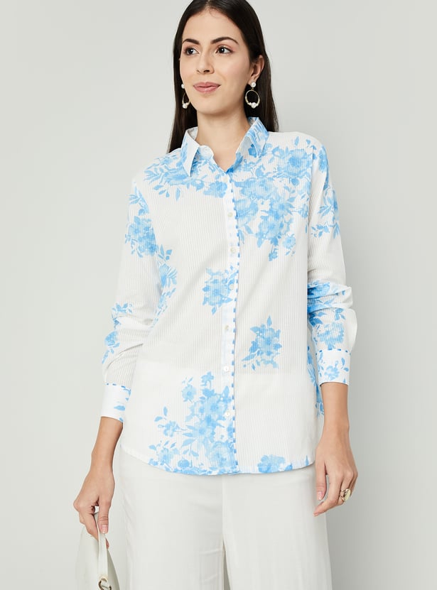 MELANGE Women Floral Printed Tunic