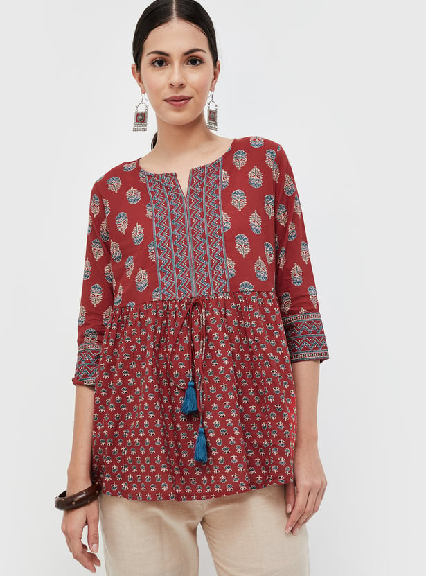 MELANGE Women Printed Tunic