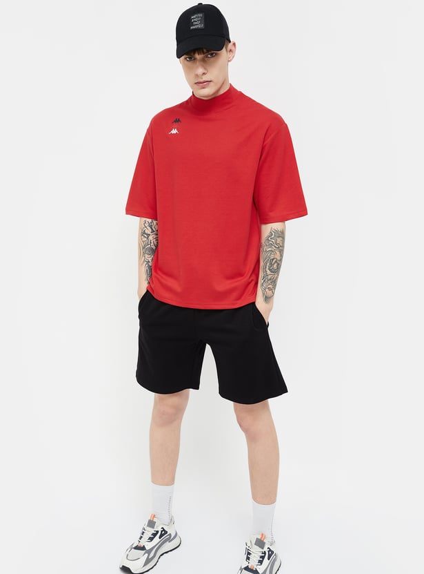 KAPPA Men Solid Oversized Sports T-shirt