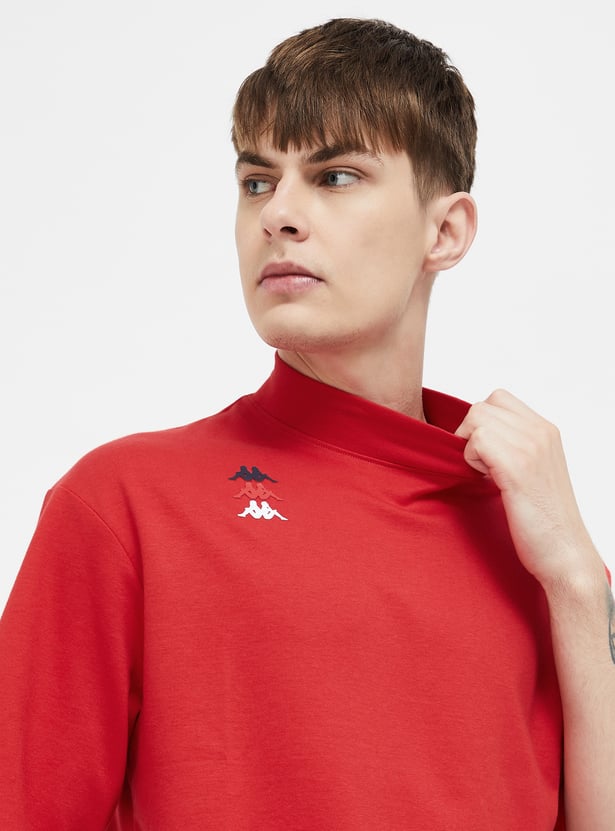 KAPPA Men Solid Oversized Sports T-shirt