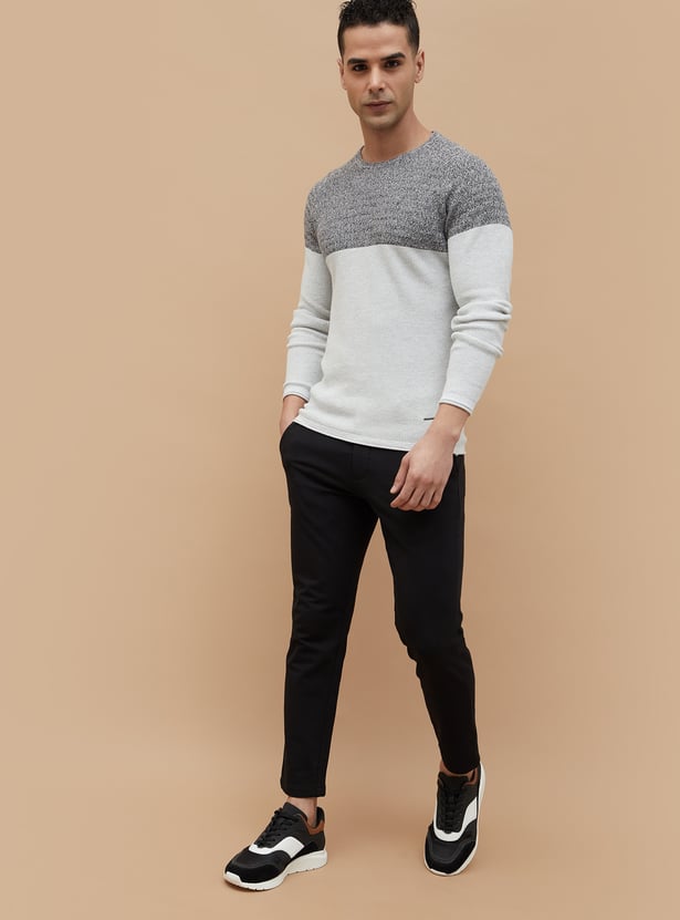 CODE Colorblocked Sweater