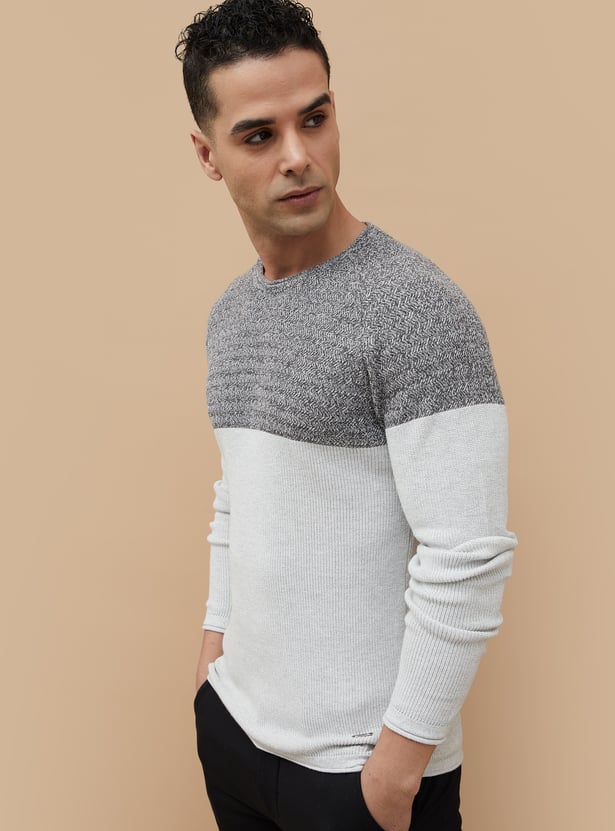 CODE Colorblocked Sweater