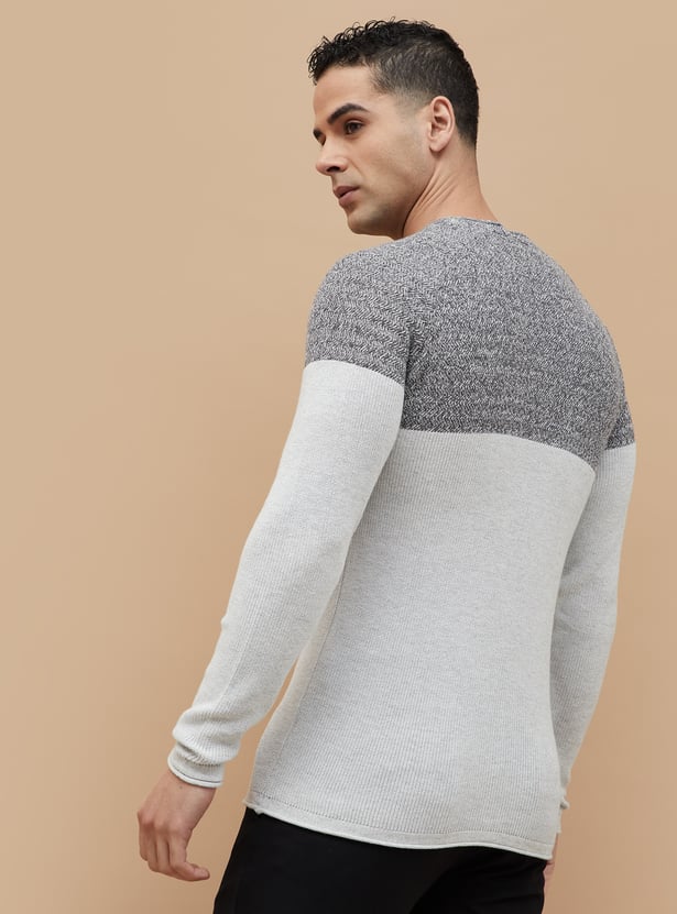 CODE Colorblocked Sweater