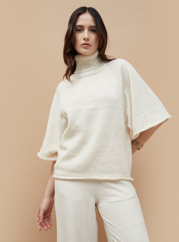 CODE Knitted Turtle Neck Pullover