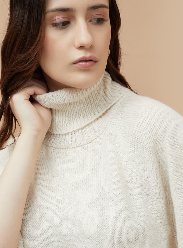 CODE Knitted Turtle Neck Pullover