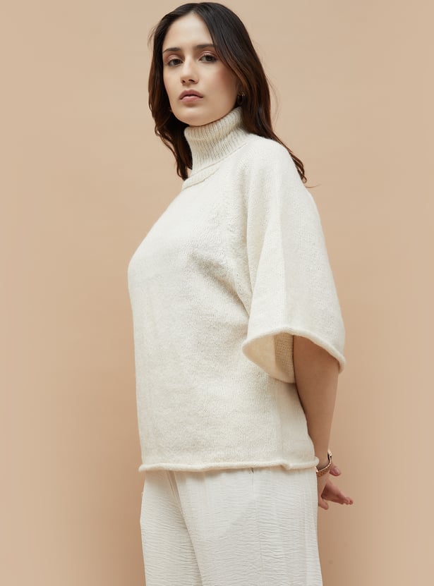 CODE Knitted Turtle Neck Pullover