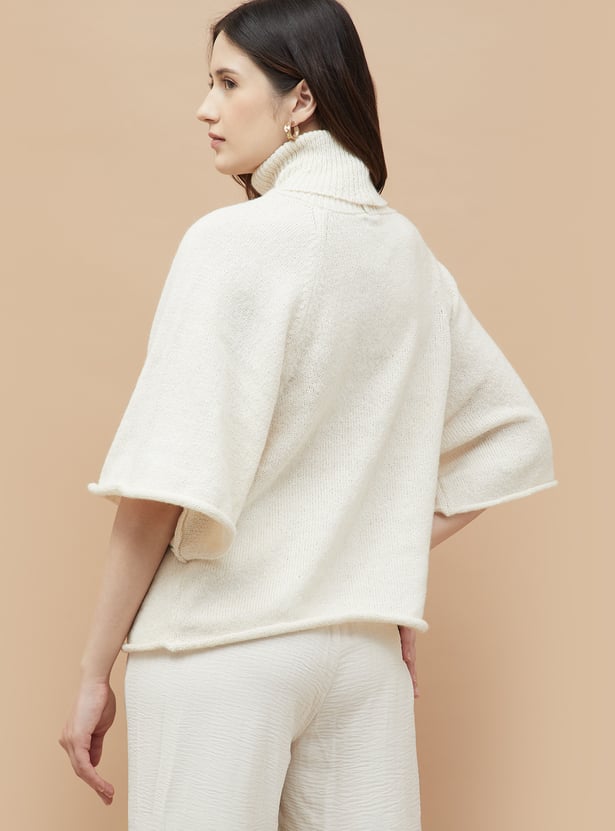 CODE Knitted Turtle Neck Pullover
