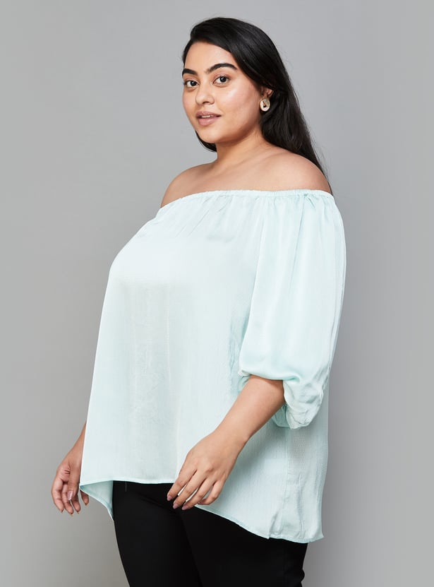 NEXUS Women Solid Off-Shoulder Top