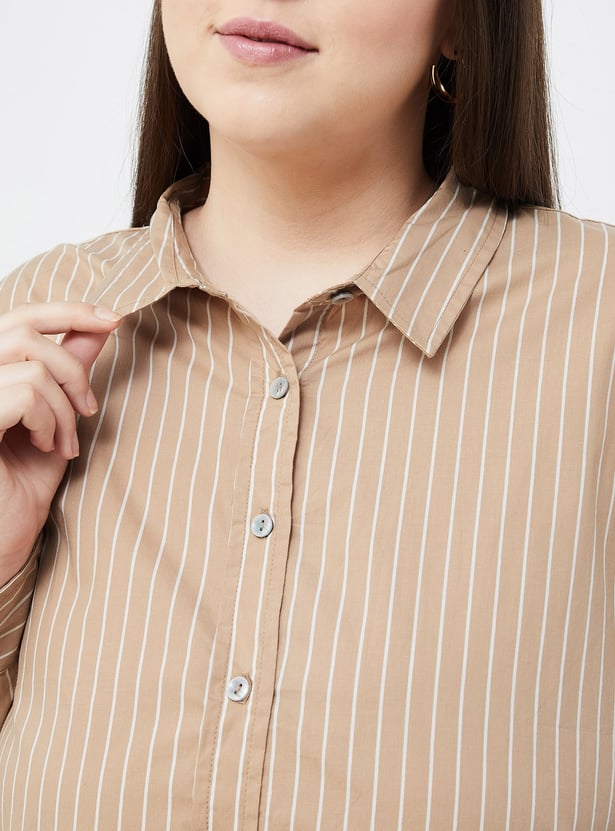 NEXUS Women Striped Regular Fit Casual Shirt
