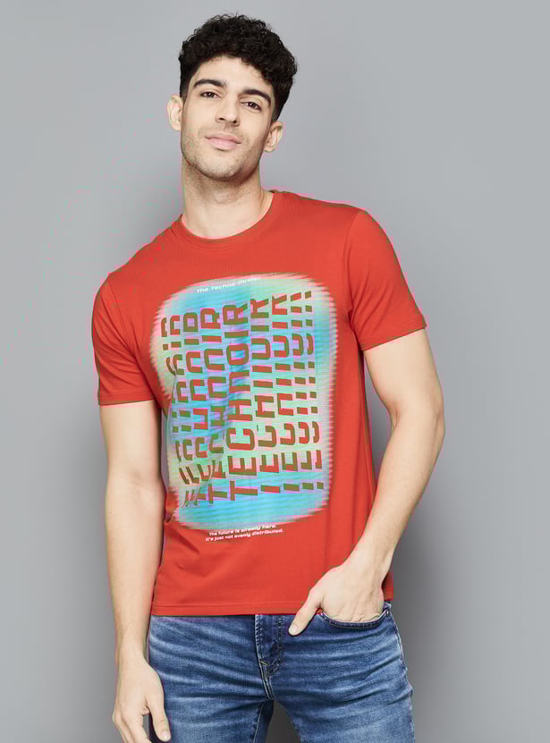 Buy BOSSINI Men Graphic Printed T-shirt from Bossini at just INR 899.0