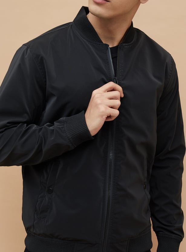 Buy FAME FOREVER Solid Bomber Jacket from Fame Forever at