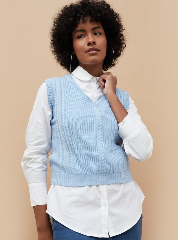 Knit sweater vest best sale