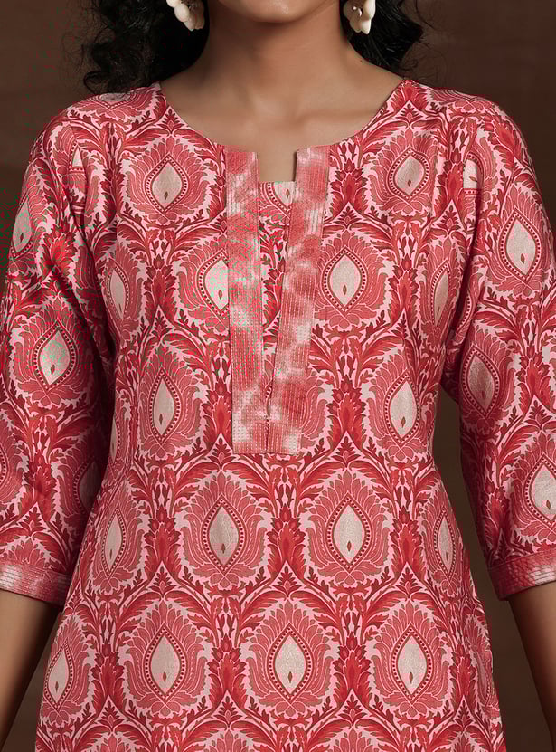 Buy LIBAS Women Printed Straight Kurta Set from Libas at just INR 2999.0