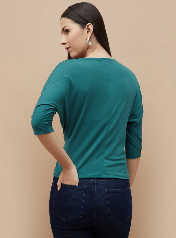 CODE Knotted Detail Top