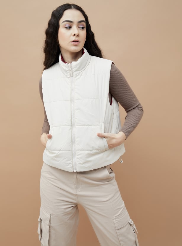 GINGER Solid Reversible Gilet
