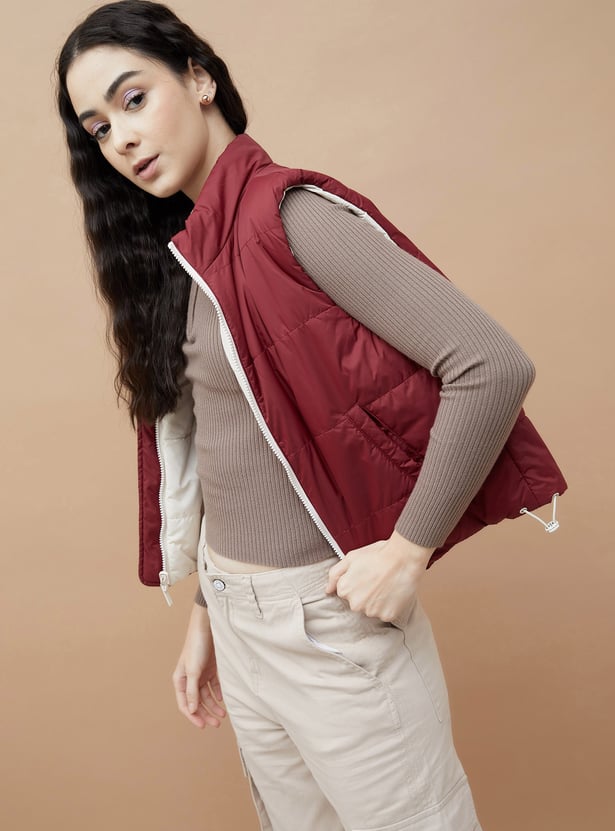 GINGER Solid Reversible Gilet
