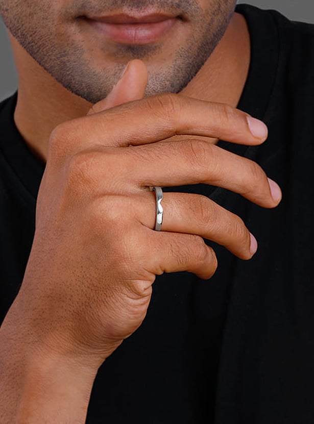 Buy GIVA Sterling Silver Band Finger Ring from Giva at just INR