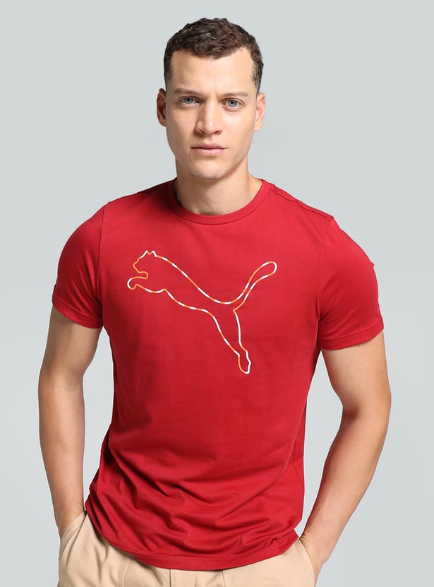 Buy PUMA Men Printed Sports T-shirt from PUMA at just INR