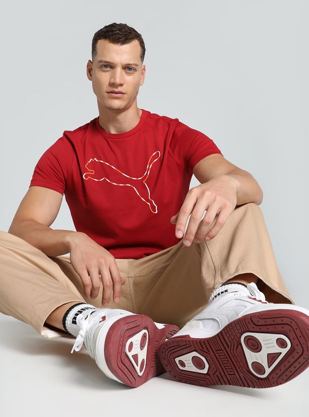Buy PUMA Men Printed Sports T-shirt from PUMA at just INR