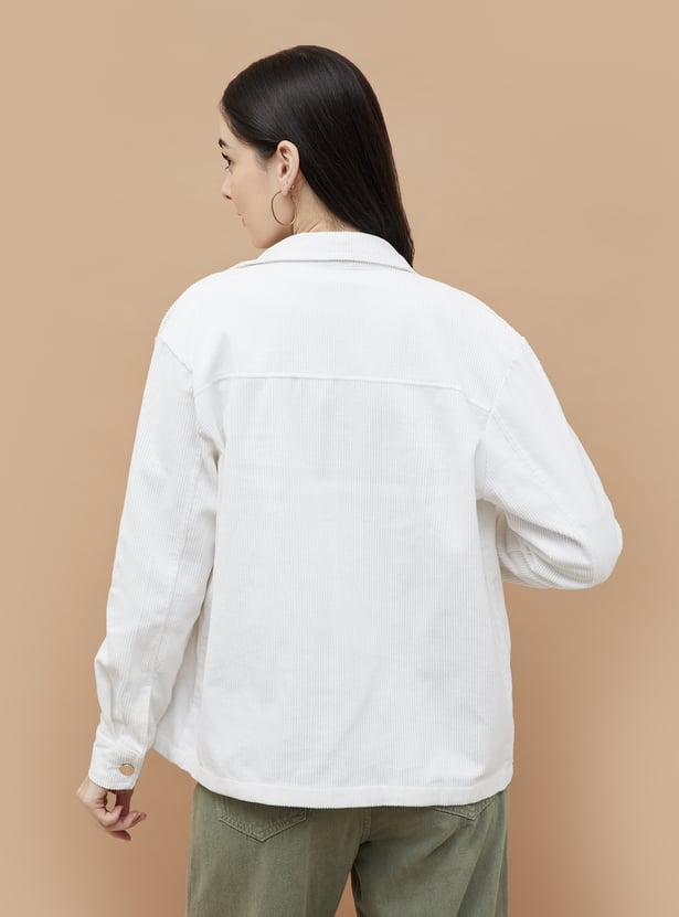 FAME FOREVER Corduroy Trucker Jacket