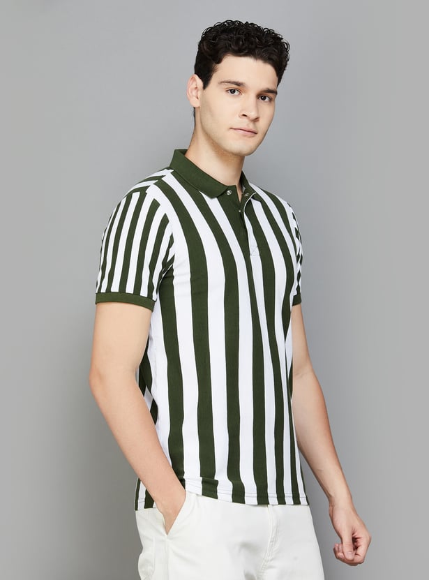 UNITED COLORS OF BENETTON Striped Polo T-shirt