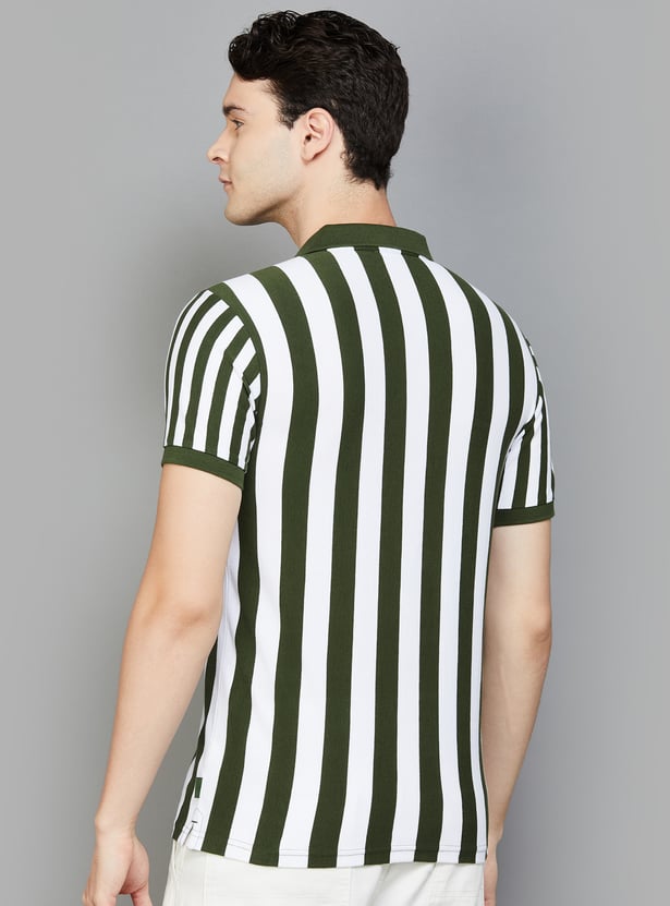 UNITED COLORS OF BENETTON Striped Polo T-shirt