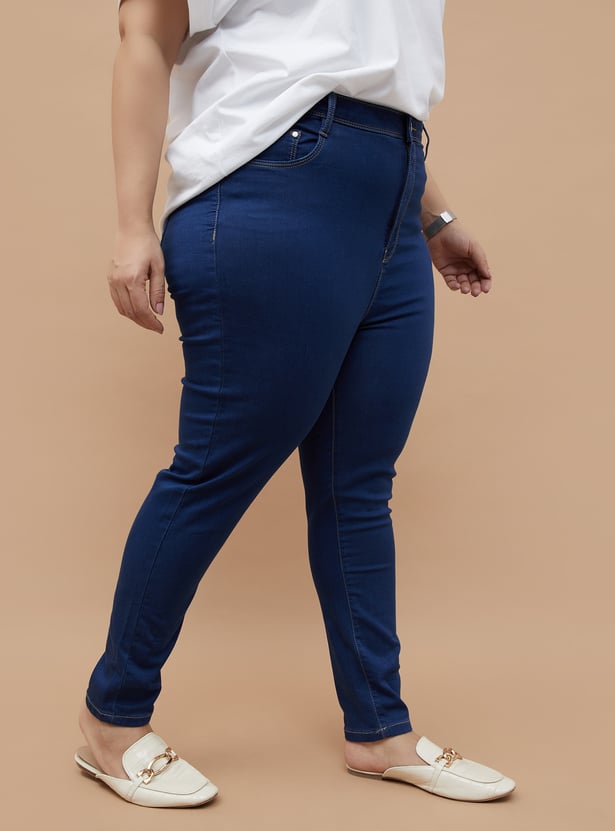 NEXUS Solid Skinny Fit Jeans