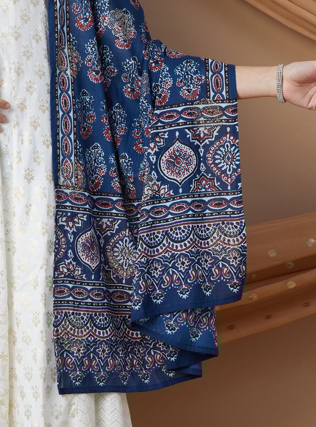 MELANGE Floral Printed Dupatta