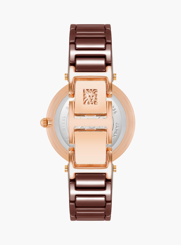 ANNE KLEIN Women Ceramic Strap Analog Watch - AK3266BNRG