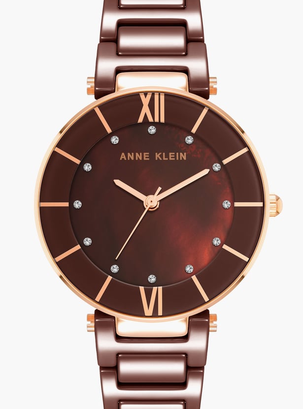 ANNE KLEIN Women Ceramic Strap Analog Watch - AK3266BNRG