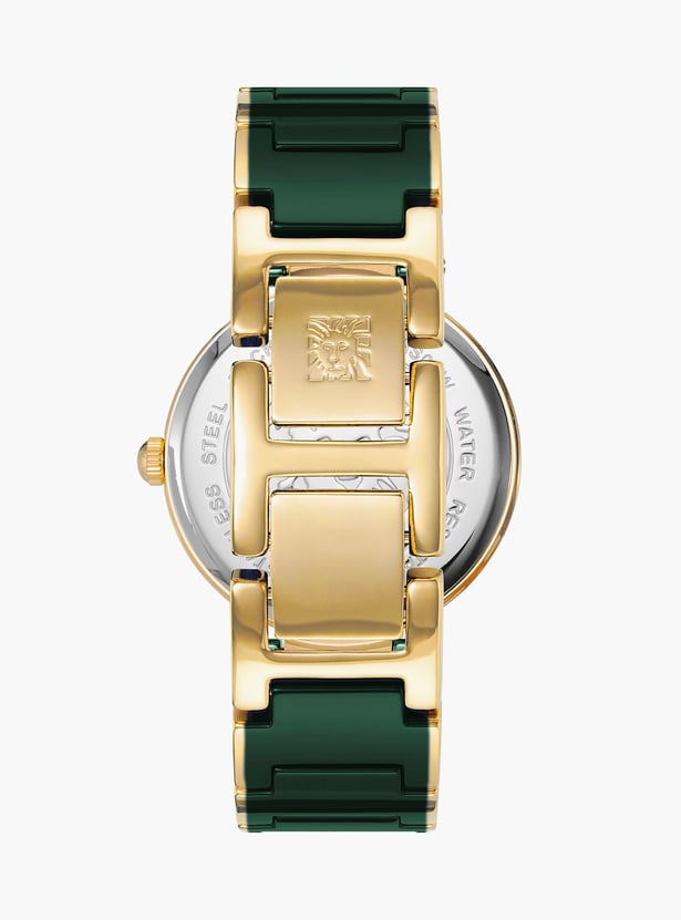 ANNE KLEIN Women Solar Analog Watch - AK3844GNGB