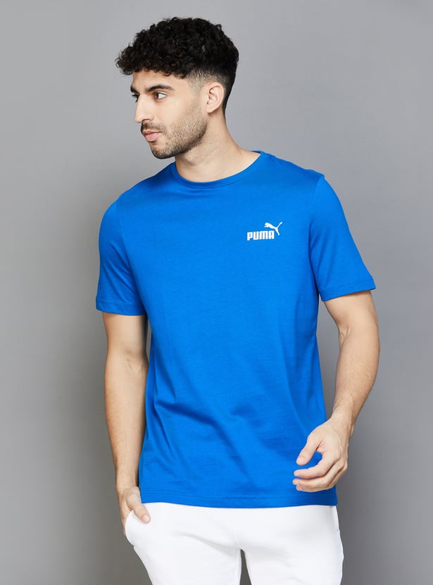 Buy PUMA Men Solid Sports T-shirt from PUMA at just INR