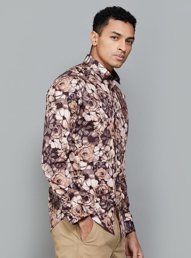 Buy JACK JONES Men Floral Print Casual Shirt from JACK JONES